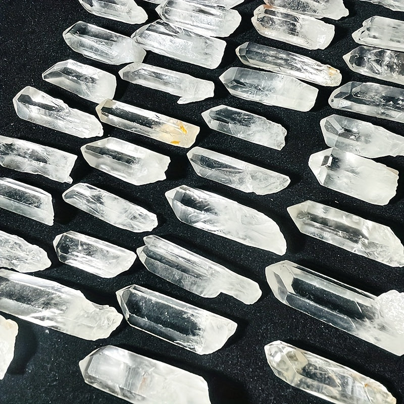 50g 100g Natural Clear Quartz Crystal Point Imperfect