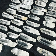 50g 100g Natural Clear Quartz Crystal Point Imperfect
