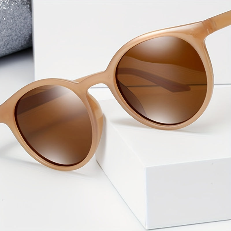Retro Round Sunglasses UV400 Sun Shades for Beach Travel