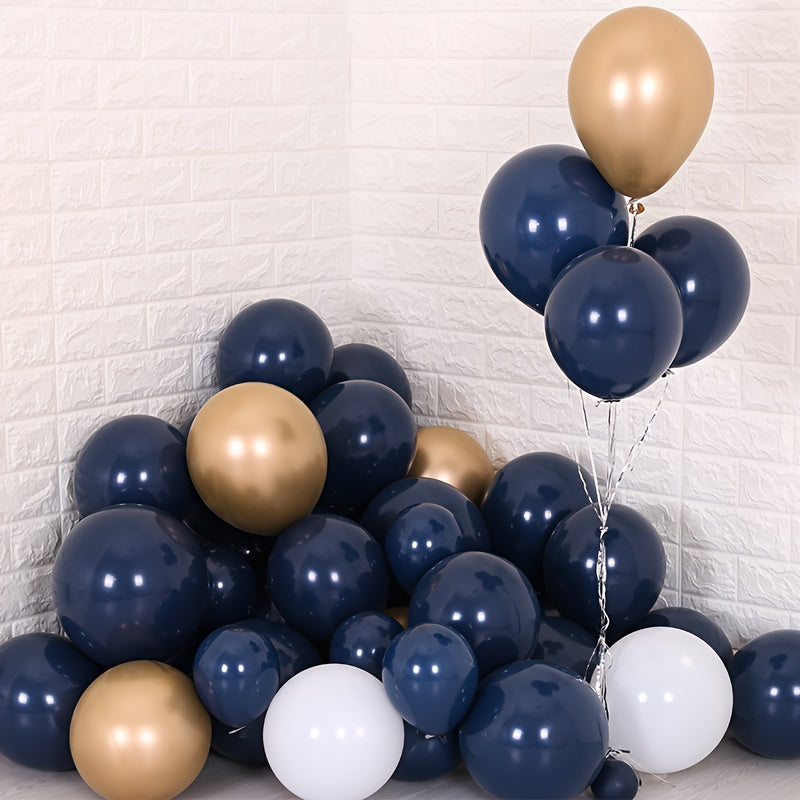 200pc Dark Latex Balloon Starry Sky Balloon 12.7x25.4x30.48cm
