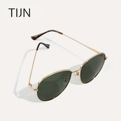 TIJN Polarized Round Sunglasses For Women UV400 Sun Shades Glasses