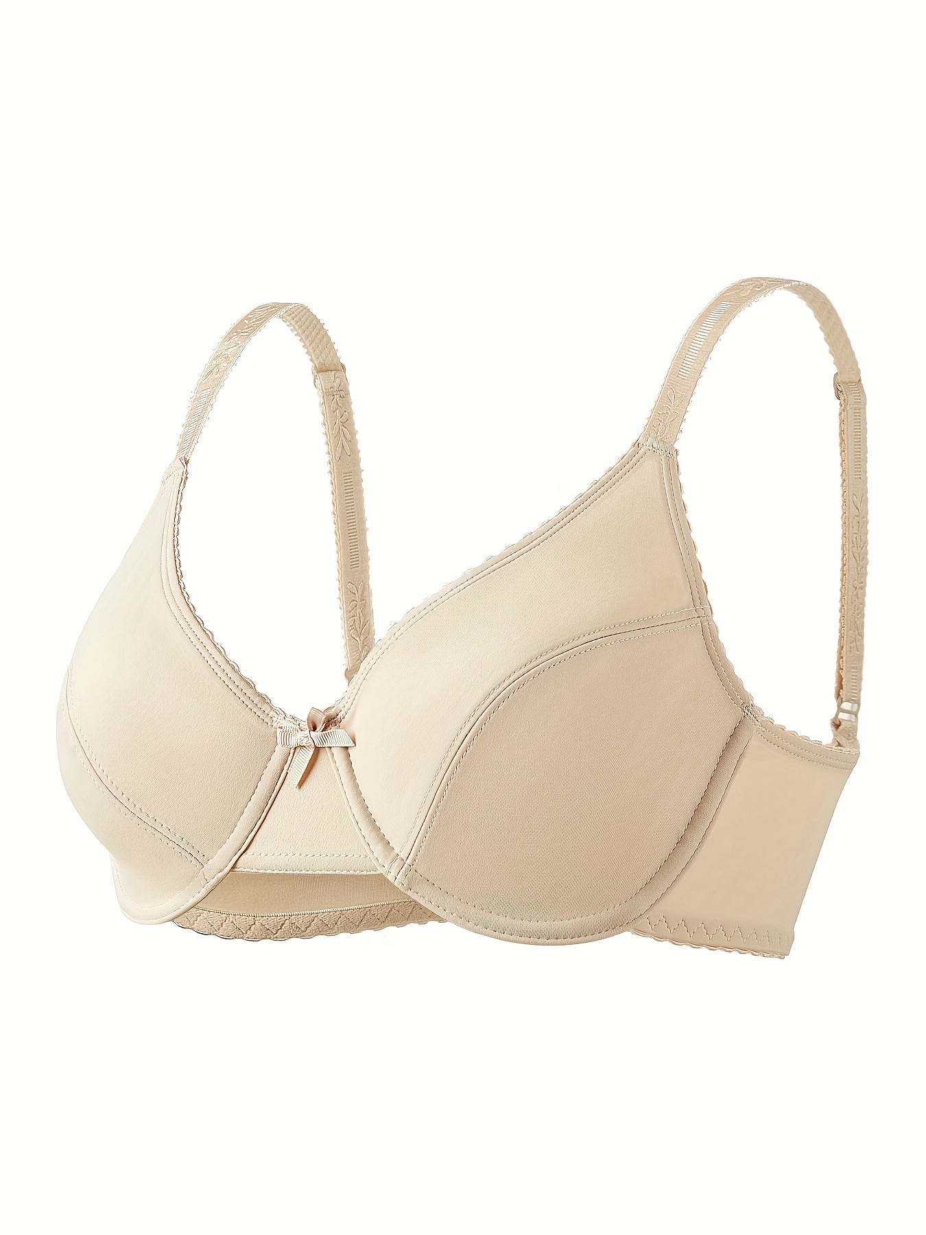 Women's Full Coverage Bra Comfy & Breathable Bow Tie Lingerie