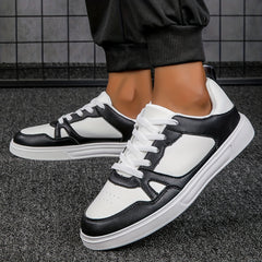 Solid Flat Sports Sneakers Slip-resistant Outdoor Skateboarding Shoes