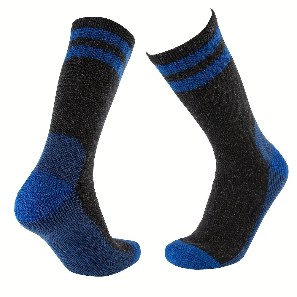 Wool Socks For Men Moisture Wicking Mid-calf Hiking Socks