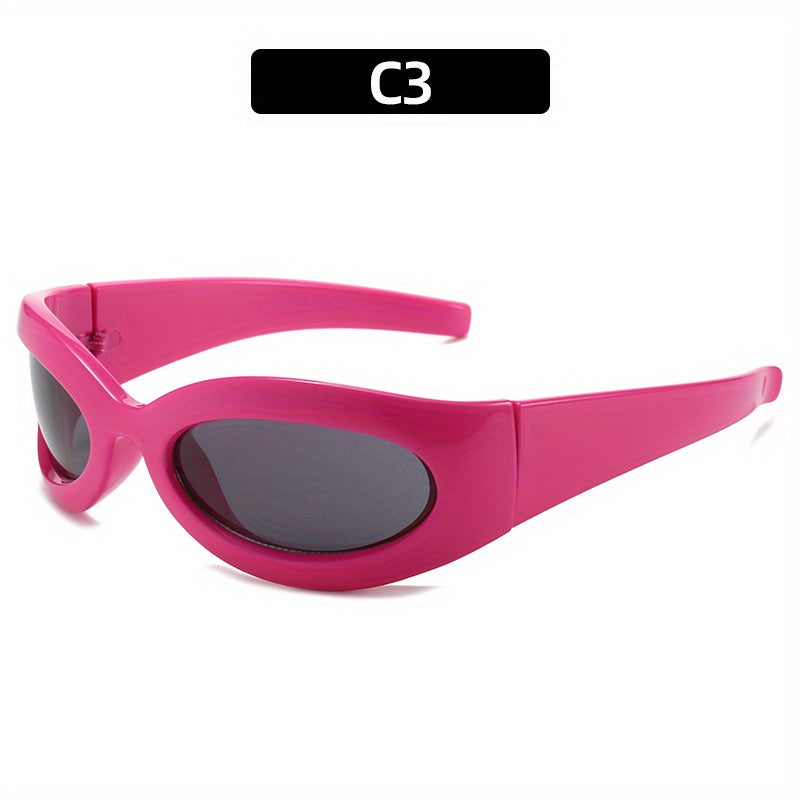 Y2K Wrap Around Sunglasses UV400