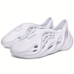 Hollow Out Closed Toe Foam Clogs Slippers Non Slip Beach Sandals
