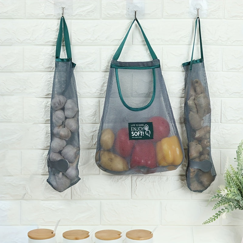 Mesh Storage Bag Kitchen Fruit Vegetable Portable Mesh Organ