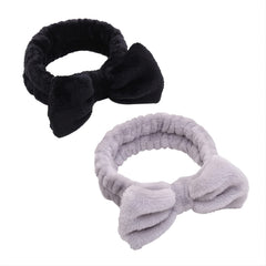 Soft Coral Fleece Spa Headband for Women Girls Skincare Shower