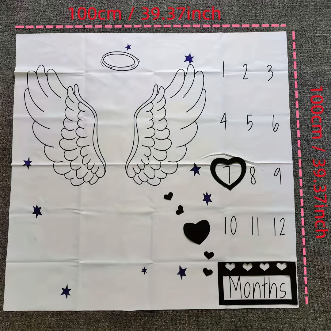 Soft Photography Blanket for Monthly Hundred Days Baby Photo Background