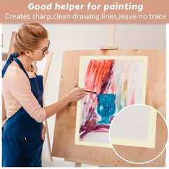 Bulk Drafting Painters Tapes 4 Rolls - Beige General Purpose Masking Tapes 1.98