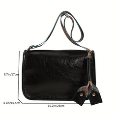 Ethnic Crossbody Bag Vintage Wide Strap Shoulder Purse