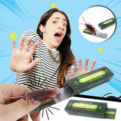 Simulation Cockroach Chewing Gum Funny Toy DIY Installation