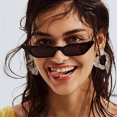 Cat Eye Sunglasses Y2K Jelly Casual Glasses UV400