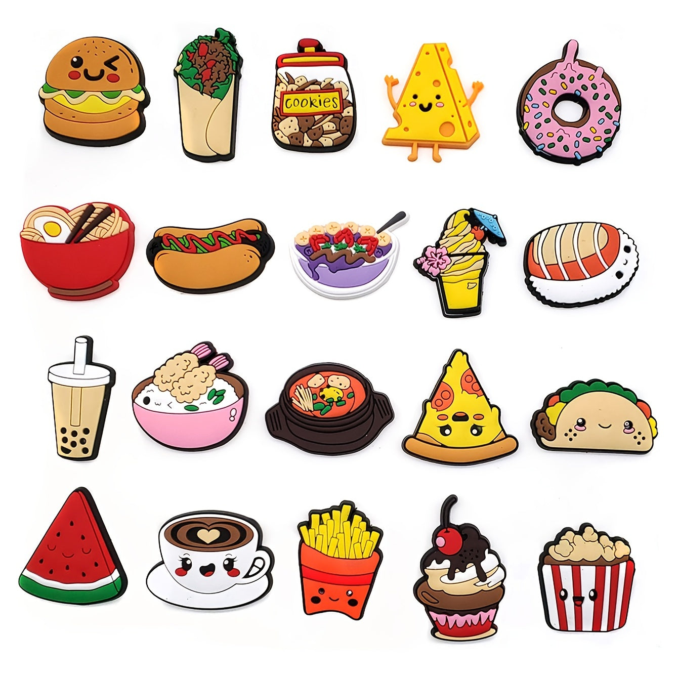 Foodies Shoe Charms Decoration Shoe Accessories Party Decorations