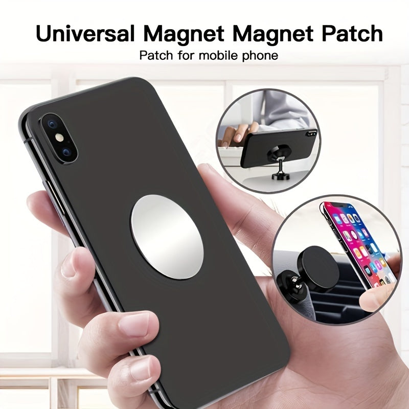 6pcs Magnetic Metal Plates for Car Phone Holder