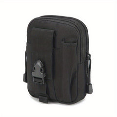 Men's Canvas Small Bag Casual Cell Phone Waist Bag for Travel Work