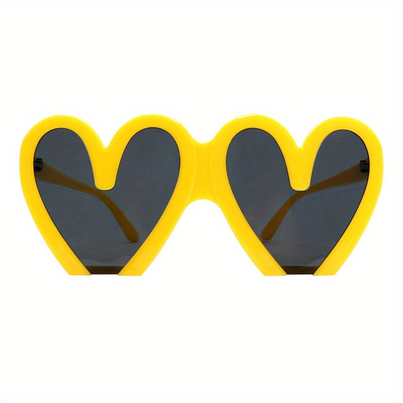 Y2K Heart Sunglasses Love Theme Candy Glasses Beach Party UV400