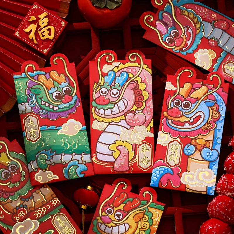Year Of The Dragon Red Envelopes Spring Creative Red Envelopes