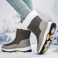Women's Non-slip High Tube Snow Shoes Warm Thick Bottom Shoes
