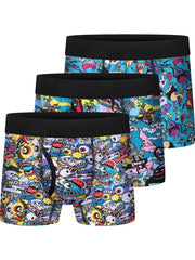 3pcs Boys Soft Boxer Briefs Underwear