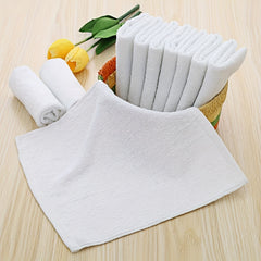 8pcs Cotton Wash Cloth 11.81 X 11.81 Inch Soft Handerchief Ultra Absorbent