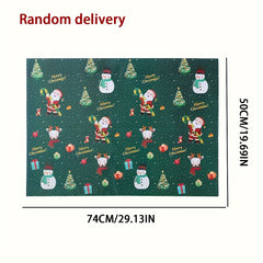 5pcs Christmas Gift Wrapping Paper for DIY Gift Packaging