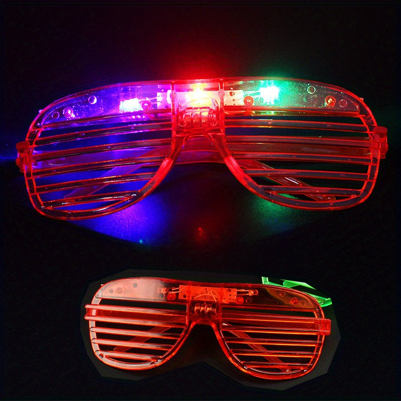 1pc Light Up Shutter Glasses for Adults
