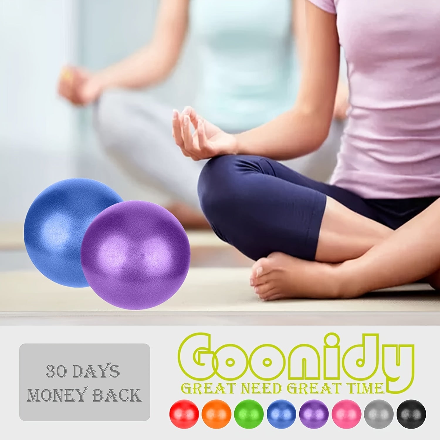 Mini Curve Exercise Ball for Pilates & Balance Training