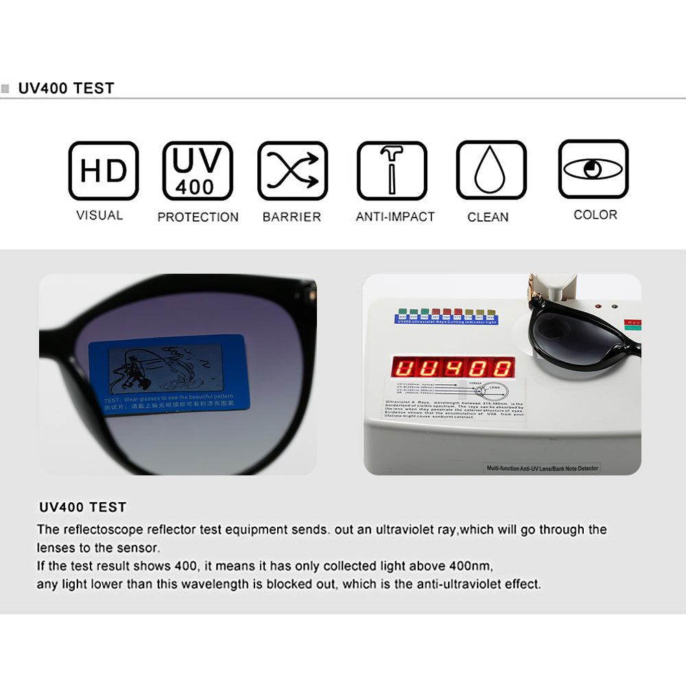 Polarized Oval Sunglasses for Women