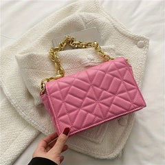 Minimalist Quilted Shoulder Bag All Match Underarm Bag