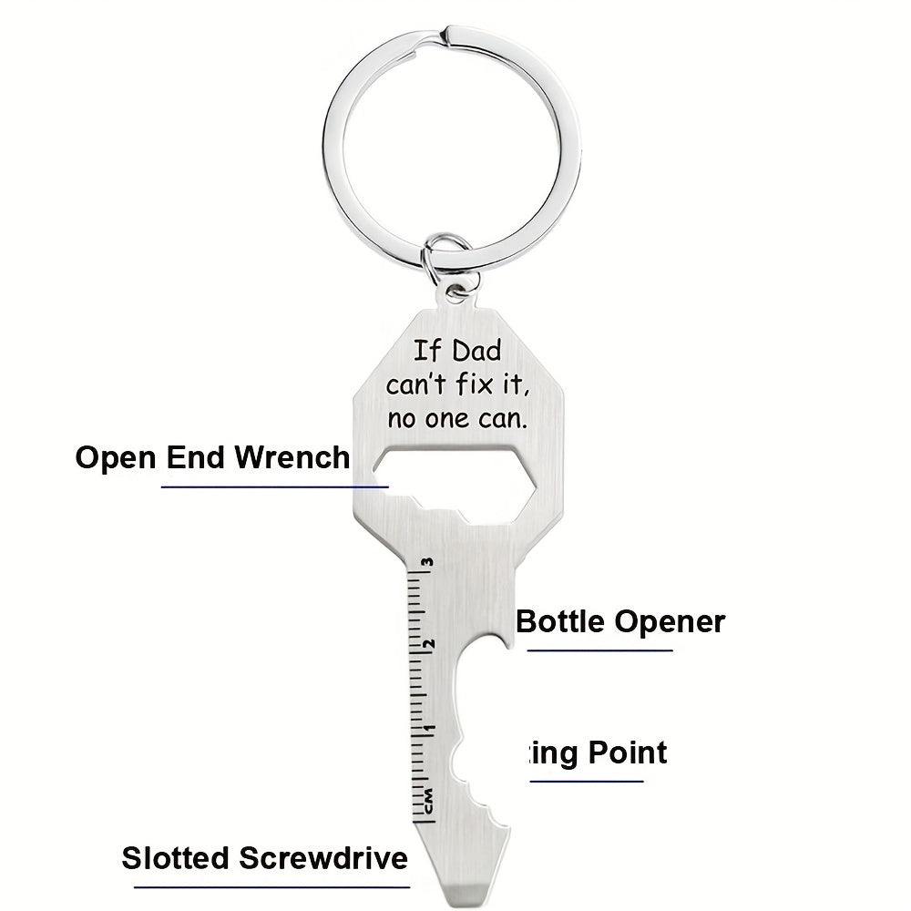 Multi-Function Hex Keychain Bottle Opener Screwdriver