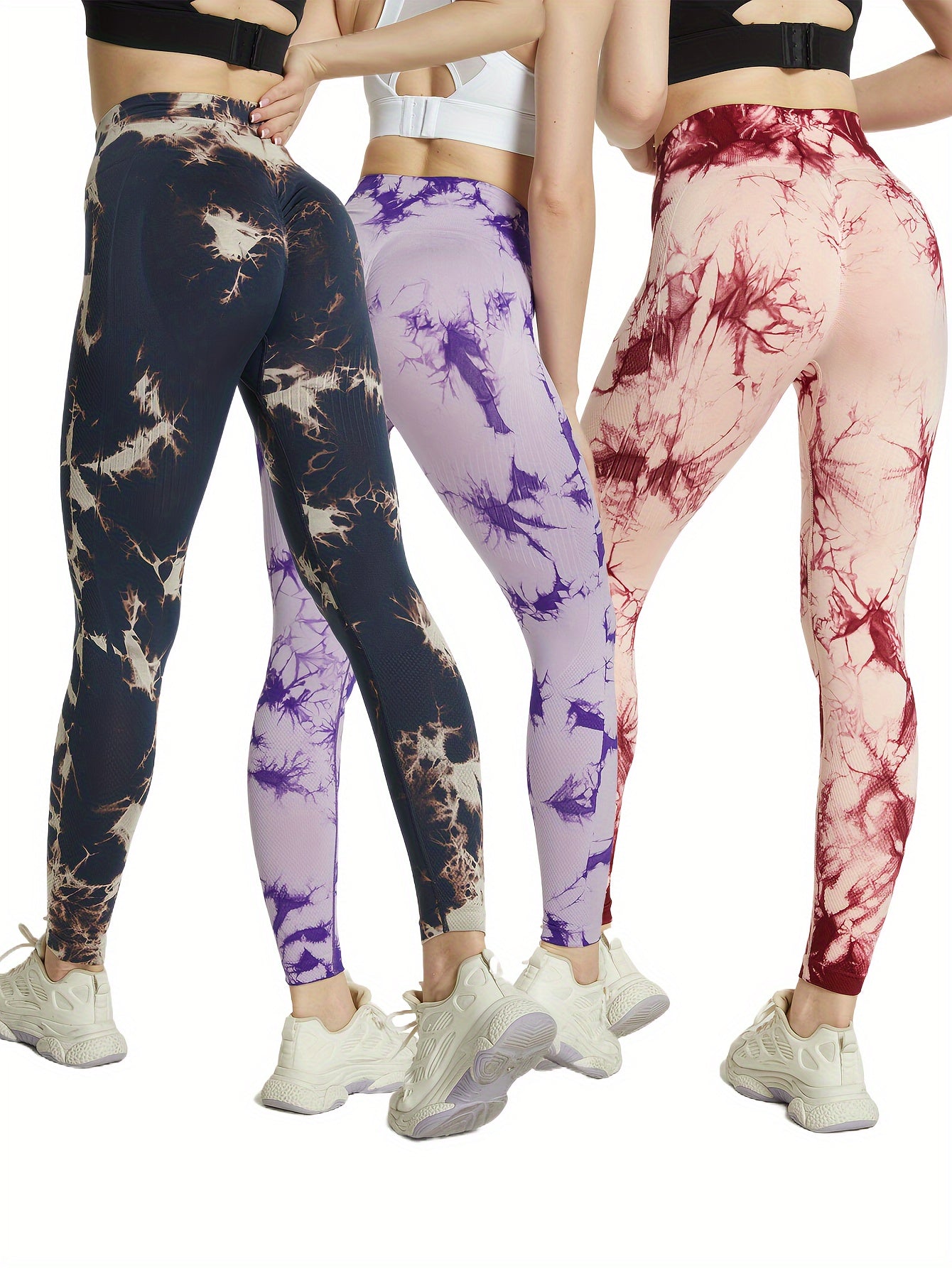 Tie Dye Yoga Pants High Stretch Leggings