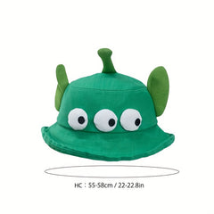 Three Eye Monster Bucket Hat Sun Protection Basin Hat For Man
