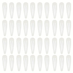 40 Pcs Metal Snap Side Clip Barrettes for Women Hair Accessories