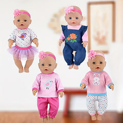 4 Sets Doll Outfits Fit For 43 18 45 72 Cm Girl Doll