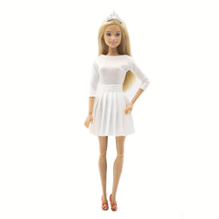 30cm Two-Piece Skirt Set Doll Clothes for Girls' Model Party Dress