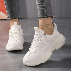 Women's Casual Sneakers with Thick Sole Lightweight Running Shoes