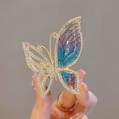 Glitter Rhinestone Hair Claw Clips Strong Hold Barrettes Hair Accessories Women