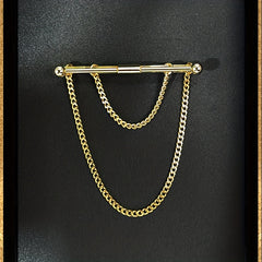 Chain Tassel Collar Suit Buckle Collar Clip Collar Pin Men's Jewelry