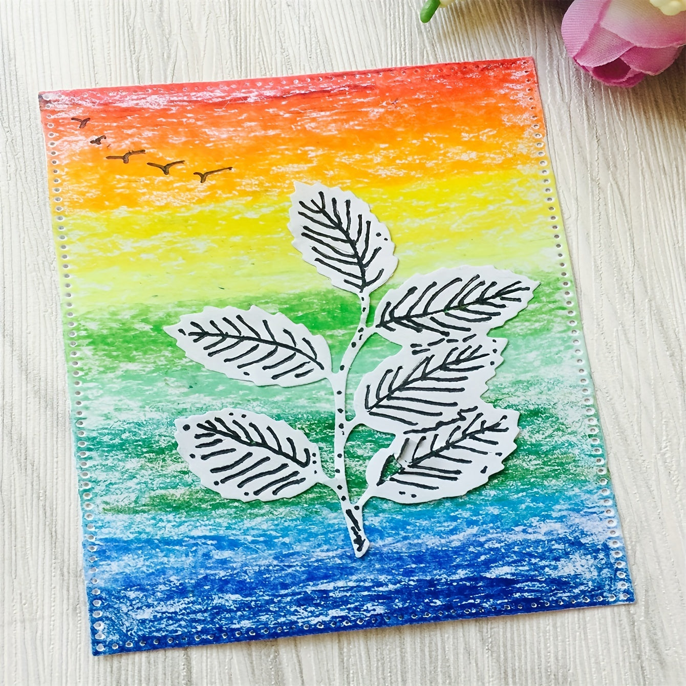 Leaf Cutting Dies Metal Embossing Stencils DIY Scrapbooking Supplies