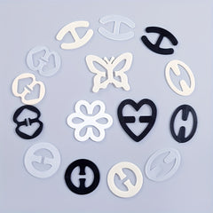 4pcs Flower Bra Strap Clips Non-slip Buckle Women's Lingerie Accessories