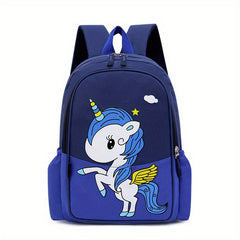 Cartoon Unicorn Daypack Large Size Travel Backpack for Boys and Girls