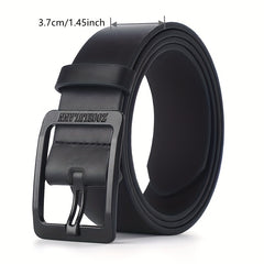 Men's Pin Buckle Belt PU Leather Casual Jeans Pants Strap