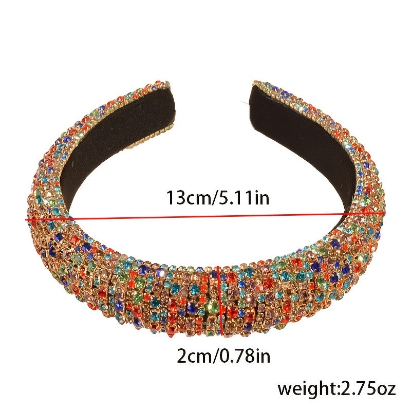 Baroque Banquet Party Hair Hoop Full Rhinestone Hair Accessories