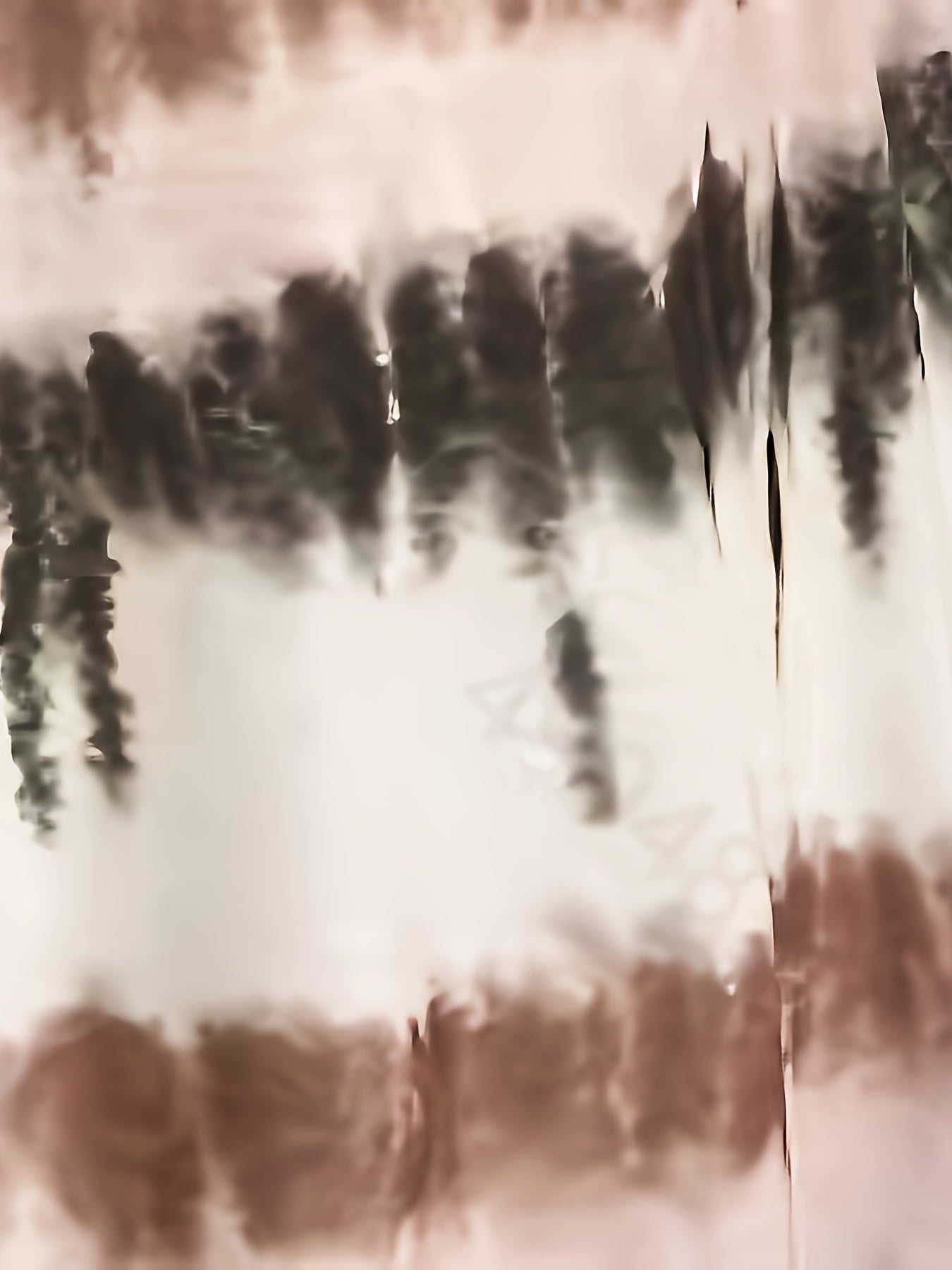  Colorblock Tie Dye V Neck A line Cami Dress