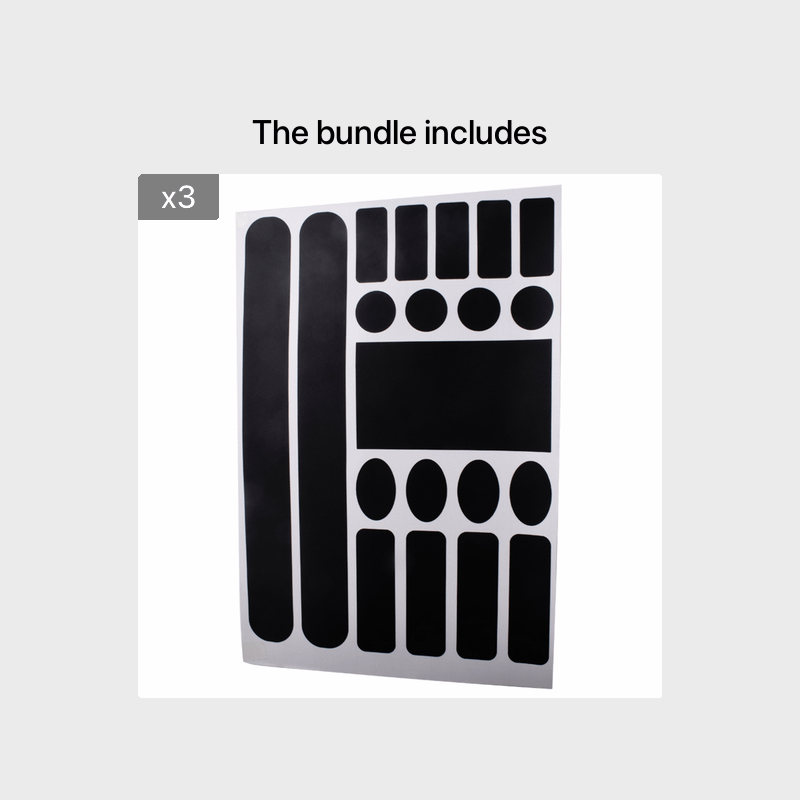 Scratch Resistant Bike Protection Sticker Set