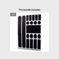 Scratch Resistant Bike Protection Sticker Set