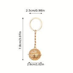 Vintage Bell Key Chain Chinese Style Jewelry Gift Hollow Palace Bell Crafts