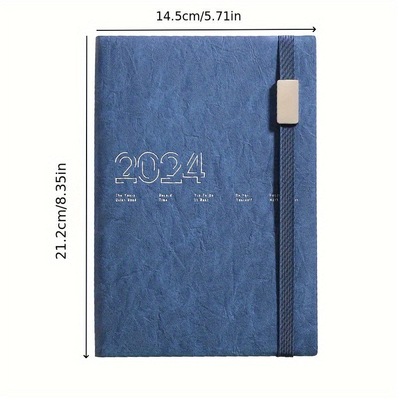 A5 Strap Notebook for Time Management and Planning