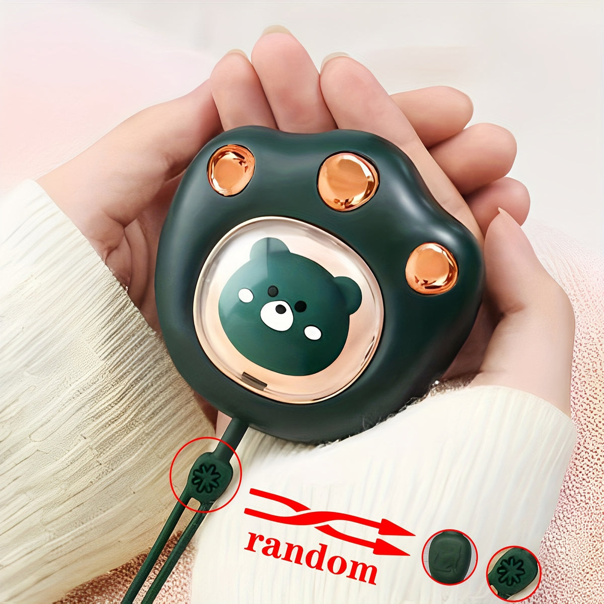 Cat Paw Rechargeable Hand Warmer Fast Heating & Portable